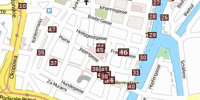 Stadtplan Königliche Kapelle Danzig