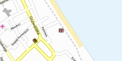 Stadtplan Museum von Sopot Danzig