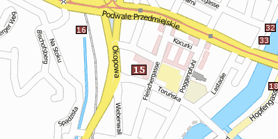Stadtplan Nationalmuseum  Danzig